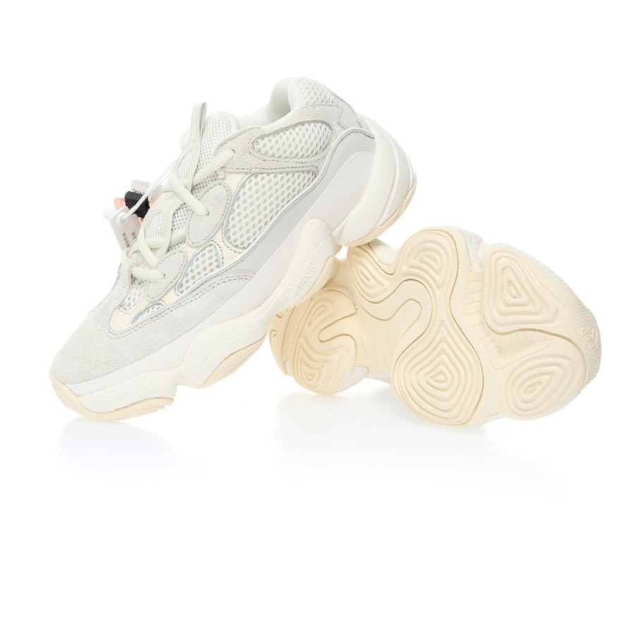 Sneakers | Luxe De France Yeezy 500 Bone White