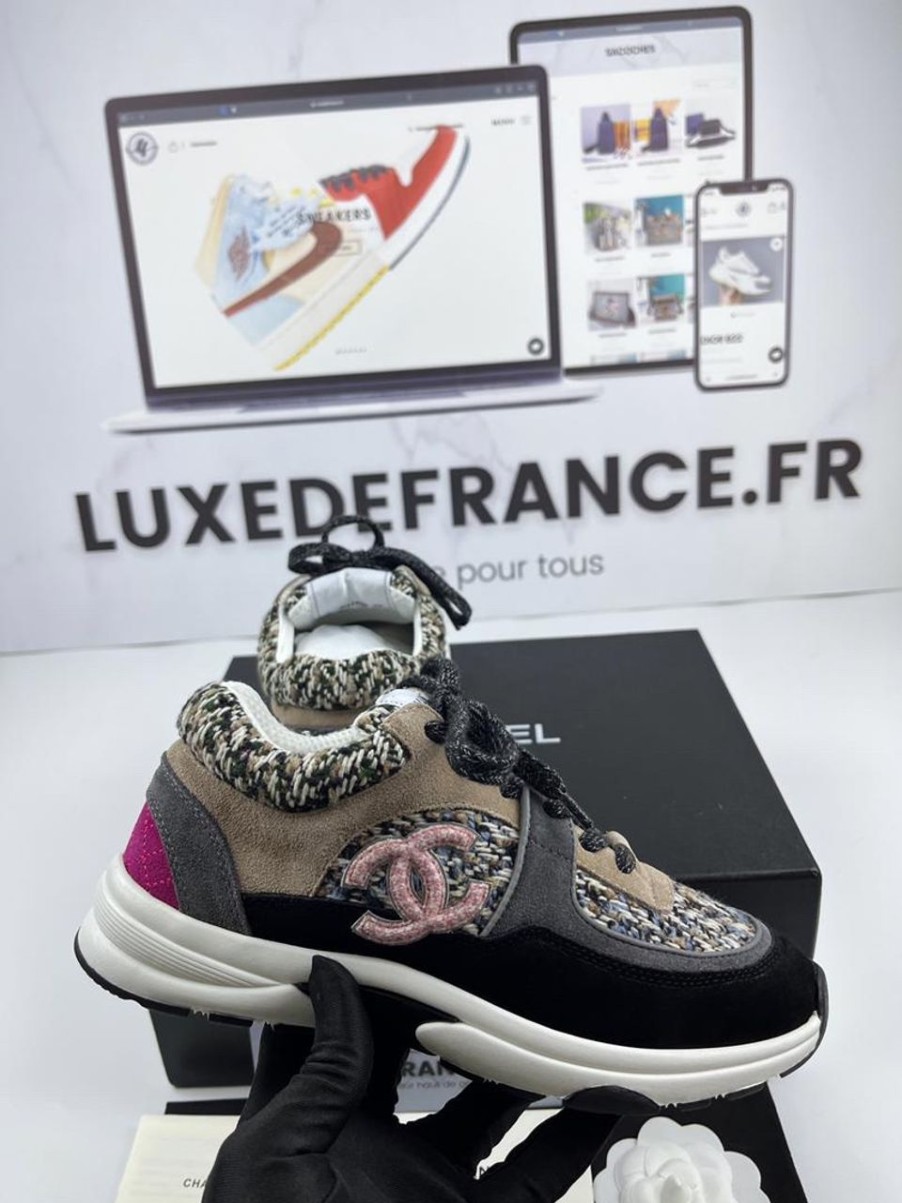 Sneakers | Luxe De France Sneakers Chanel Suede Femme