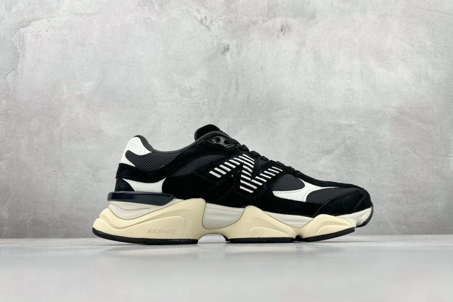 Sneakers | Luxe De France Sneakers New Balance 9060 Noir Et Blanc