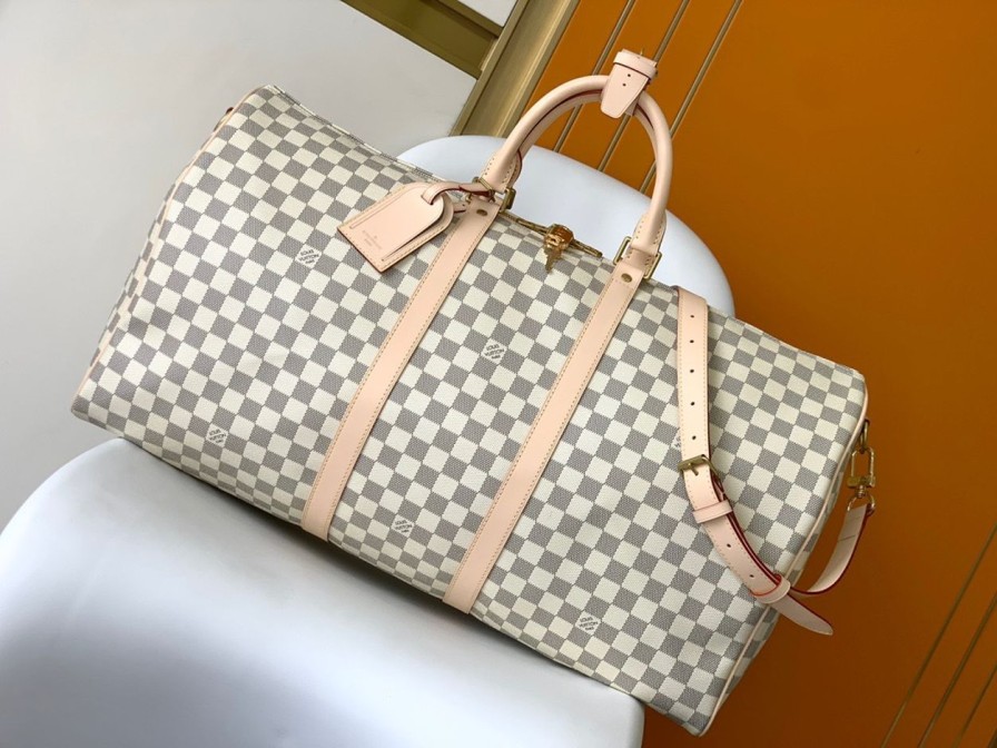 Bagagerie | Luxe De France Sac Voyage Louis Vuitton Keepall 50 Beige